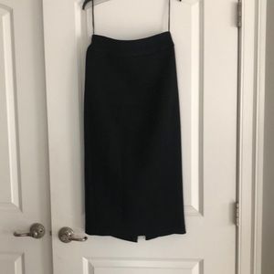 Black Badgley Mischka pencil skirt